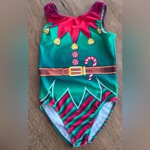 Destira Gymnastics Elf Leotard, Child Large
